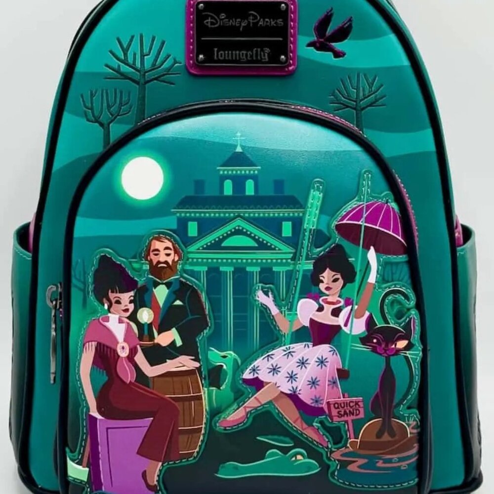 Disney Club 33 Haunted Mansion 55th Anniv Loungefly Backpack